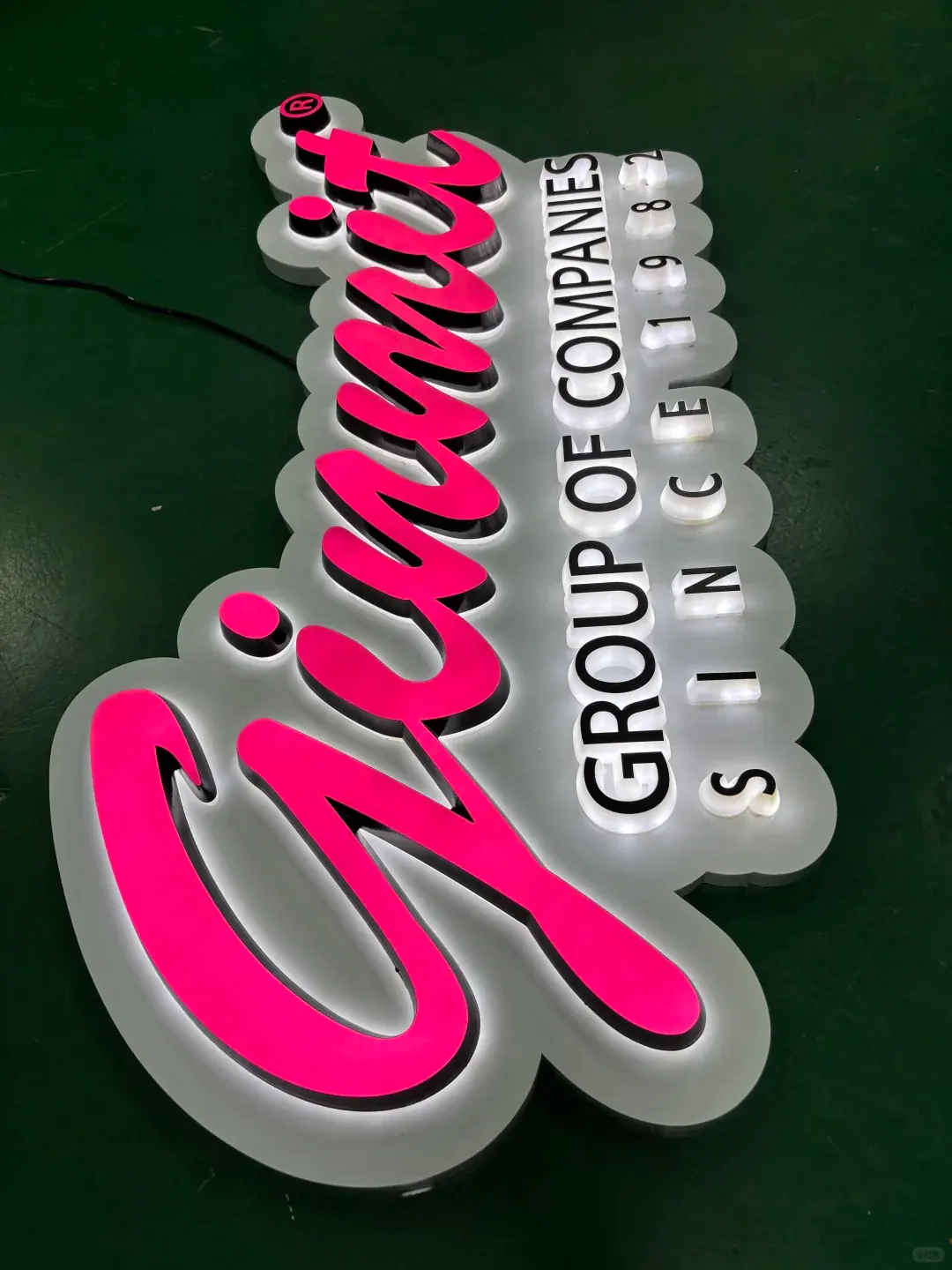 Acrylic LED Letters — acrylic & light